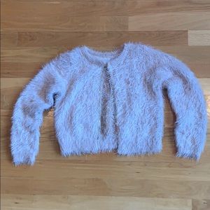 Girls fluffy cardigan